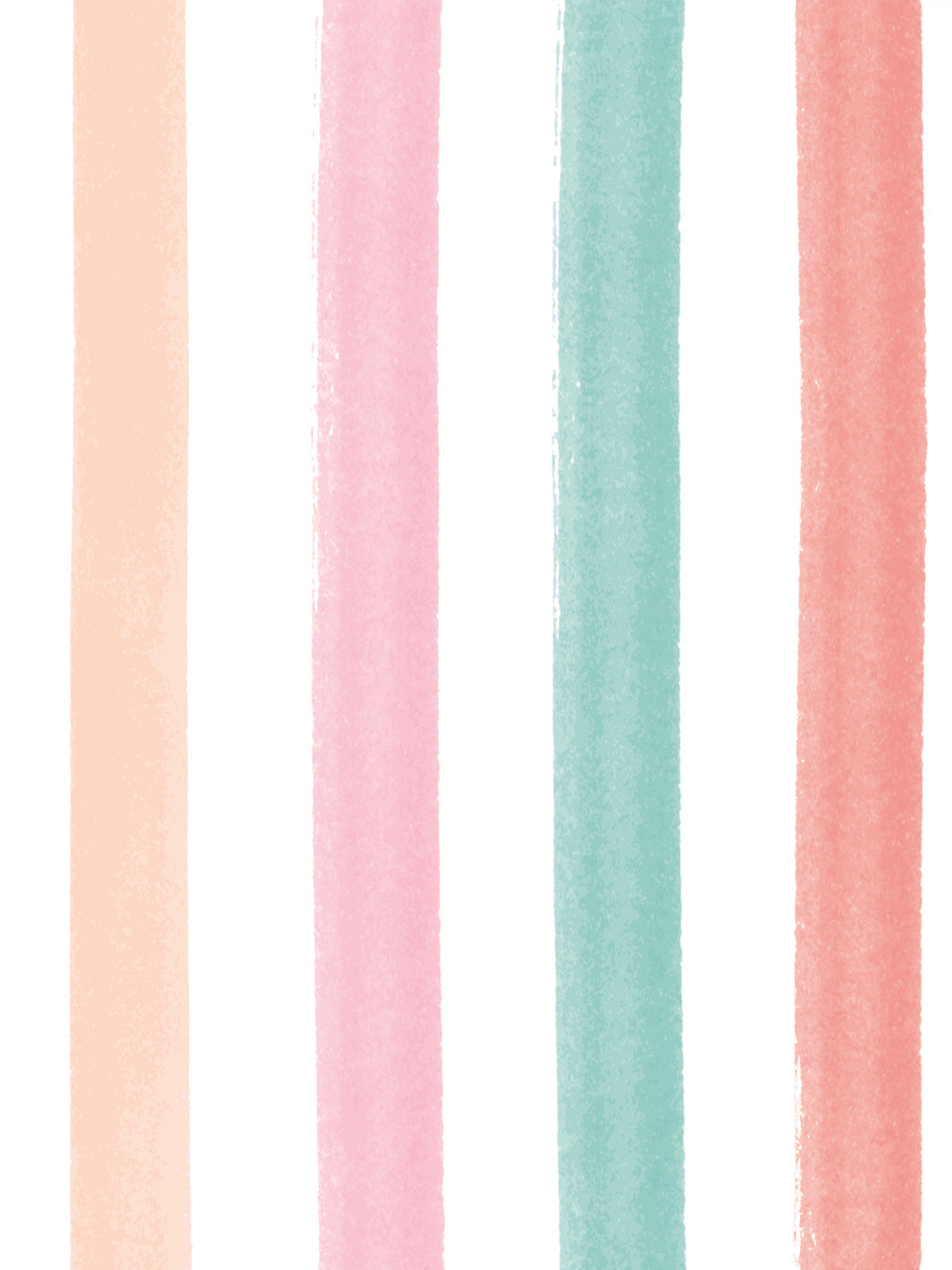 'Colourful Stripes' Wallpaper by Meri Meri - Multi