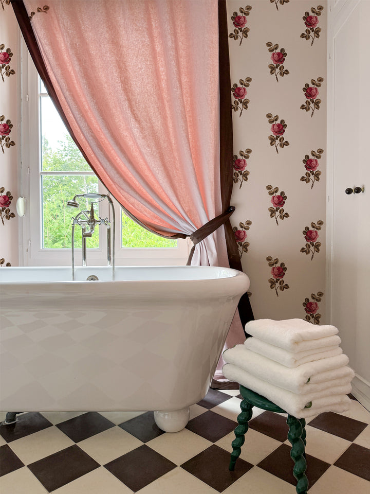 'Corsage' Wallpaper by Clare V. - Petal Brown