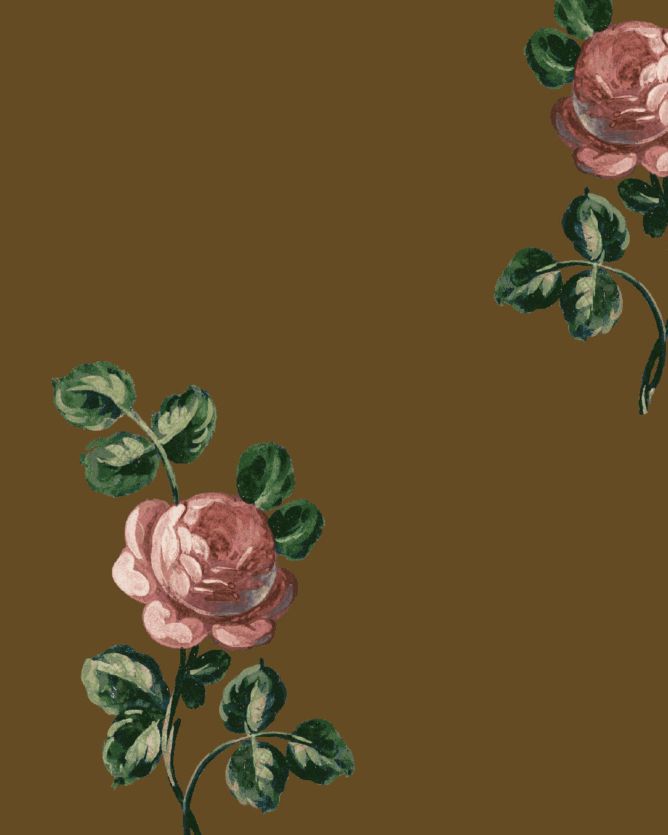'Corsage' Wallpaper by Clare V. - Cocoa Blush