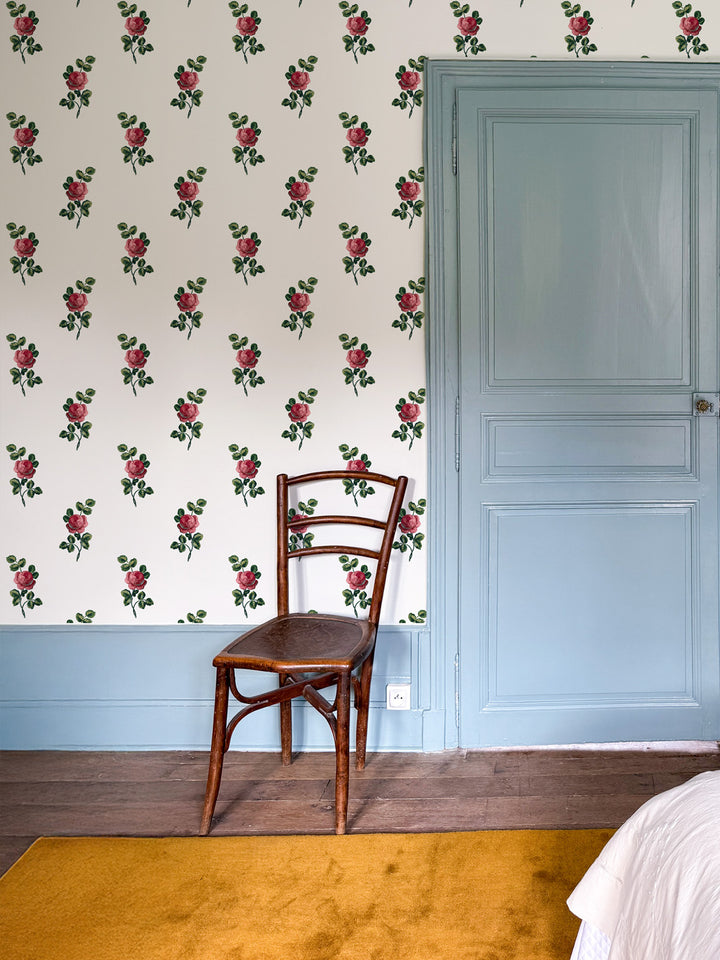'Corsage' Wallpaper by Clare V. - Rouge Green