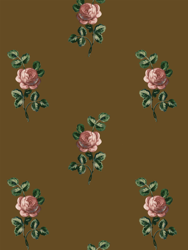 'Corsage' Wallpaper by Clare V. - Cocoa Blush