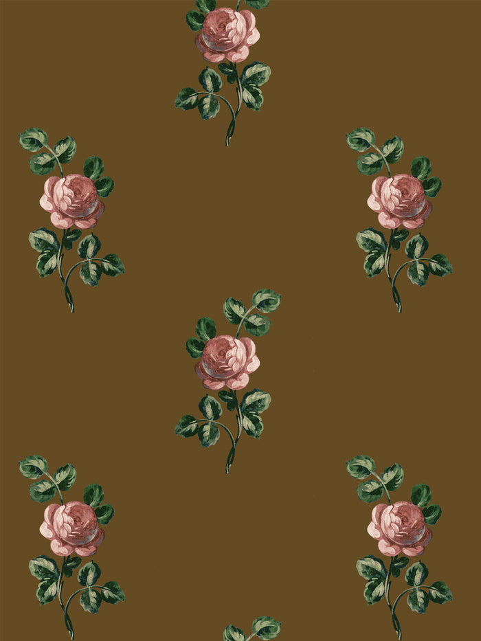 'Corsage' Wallpaper by Clare V. - Cocoa Blush