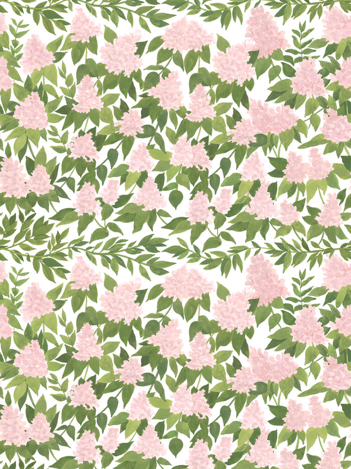 'Cottage Bloom' Wallpaper by Wallshoppe - Blush