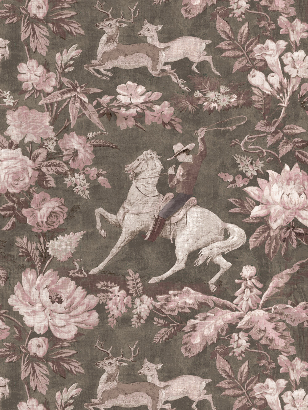 cowboy-toile-wallpaper-by-nathan-turner-pink-brown