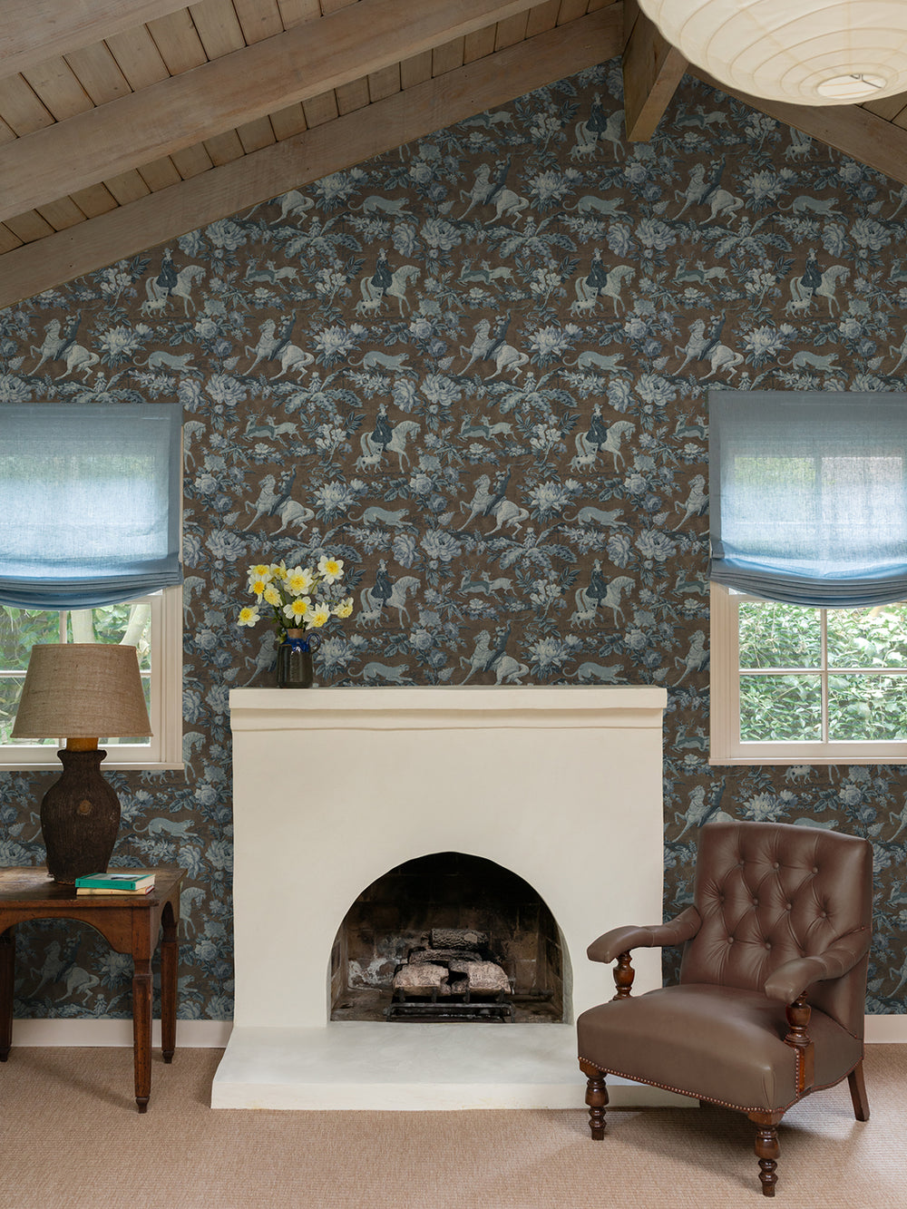 cowboy-toile-wallpaper-by-nathan-turner-blue-brown