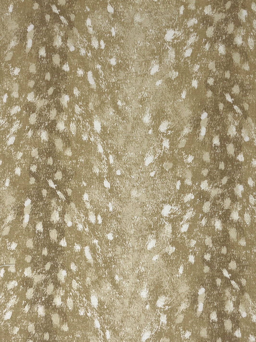 'Deer' Linen Fabric by Nathan Turner - Gold