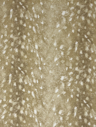 'Deer' Linen Fabric by Nathan Turner - Gold