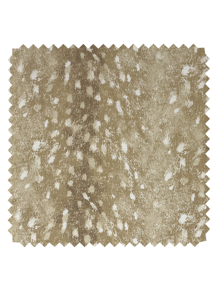 deer linen fabric by nathan turner gold