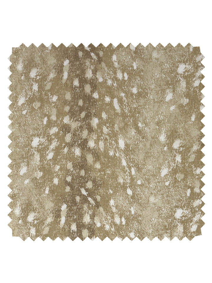 deer linen fabric by nathan turner gold