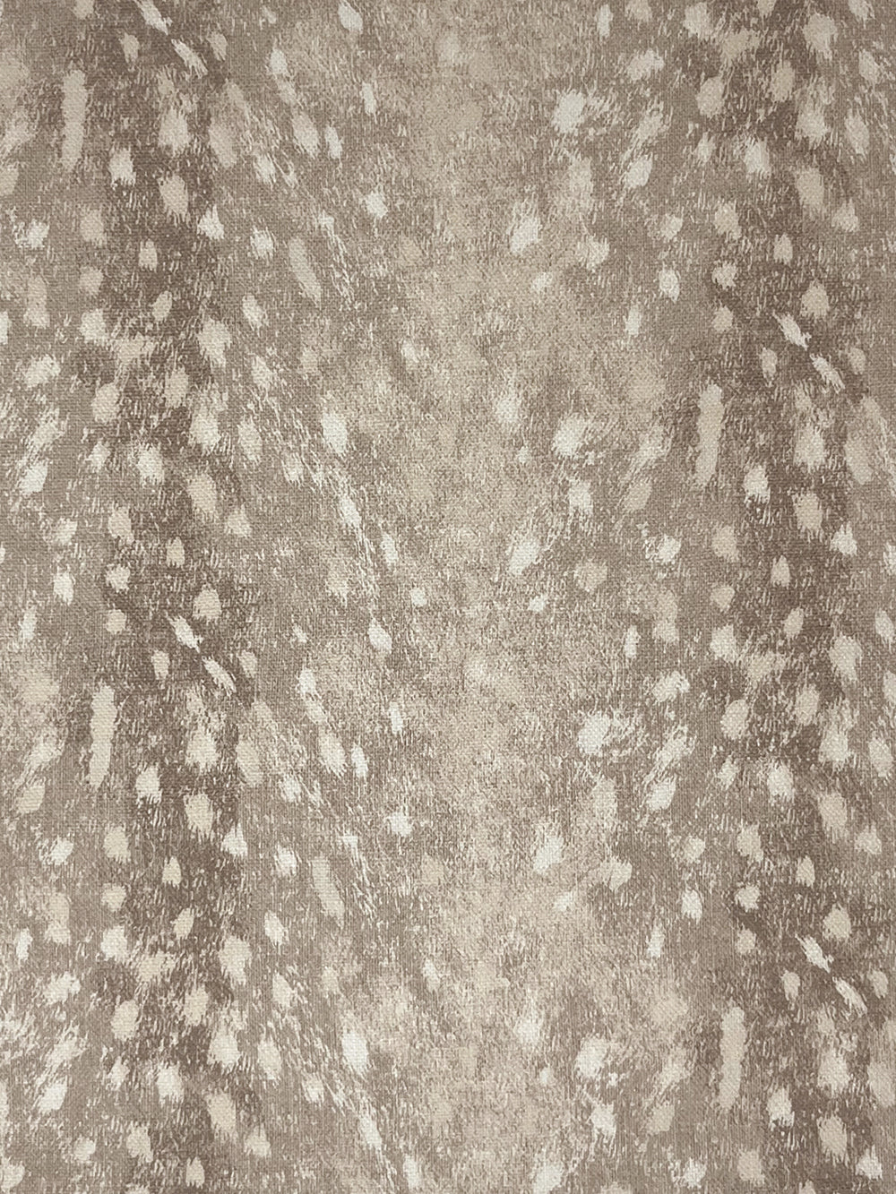 deer linen fabric by nathan turner neutral