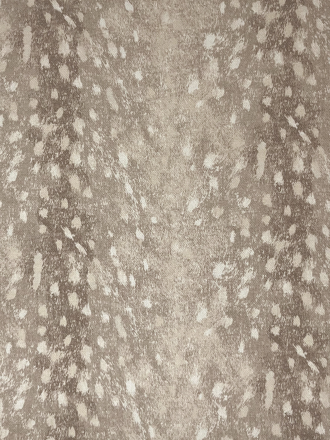 deer linen fabric by nathan turner neutral