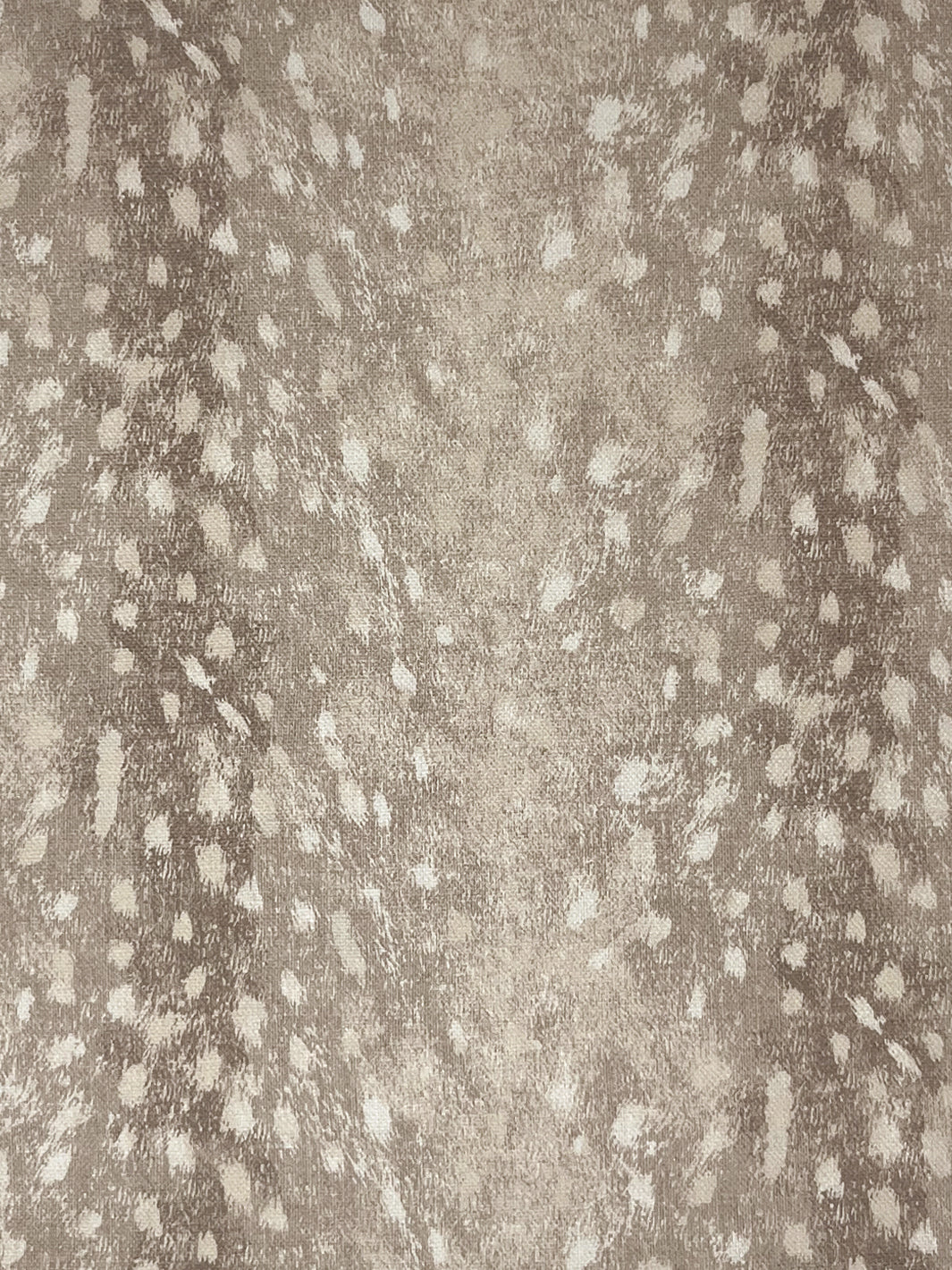 'Deer' Linen Fabric by Nathan Turner - Neutral