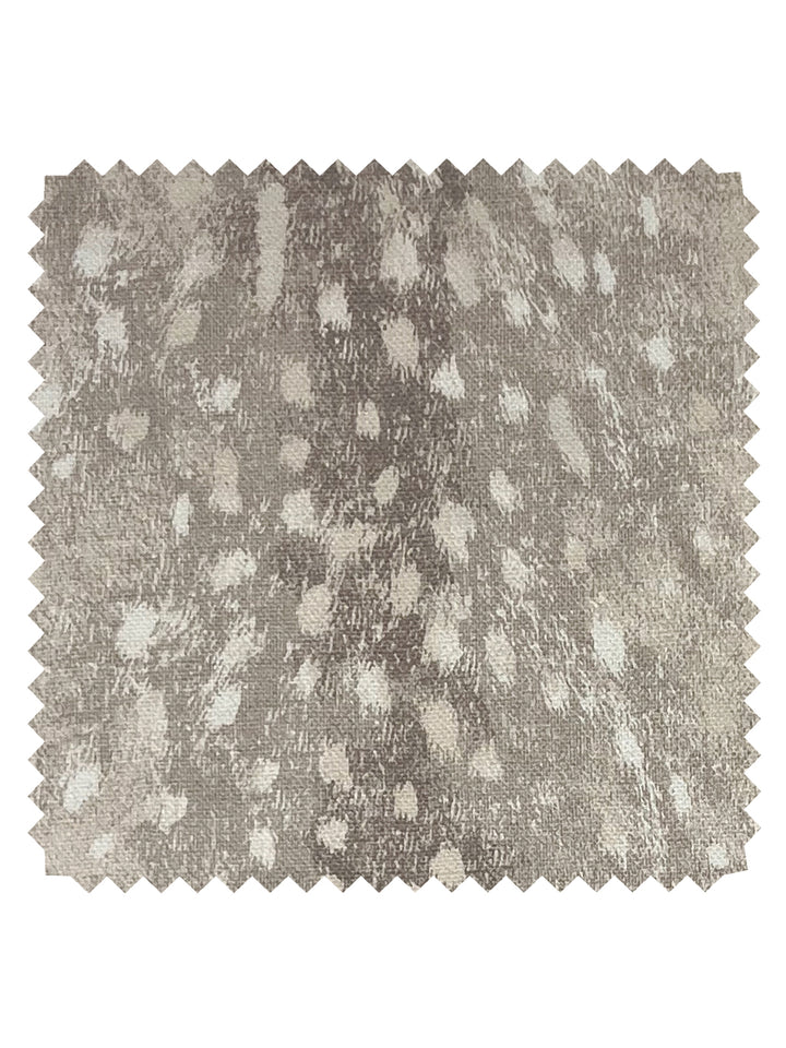 deer linen fabric by nathan turner neutral