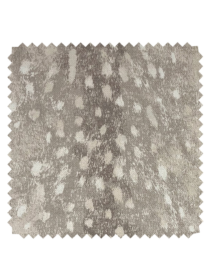 Deer' Linen Fabric by Nathan Turner - Neutral