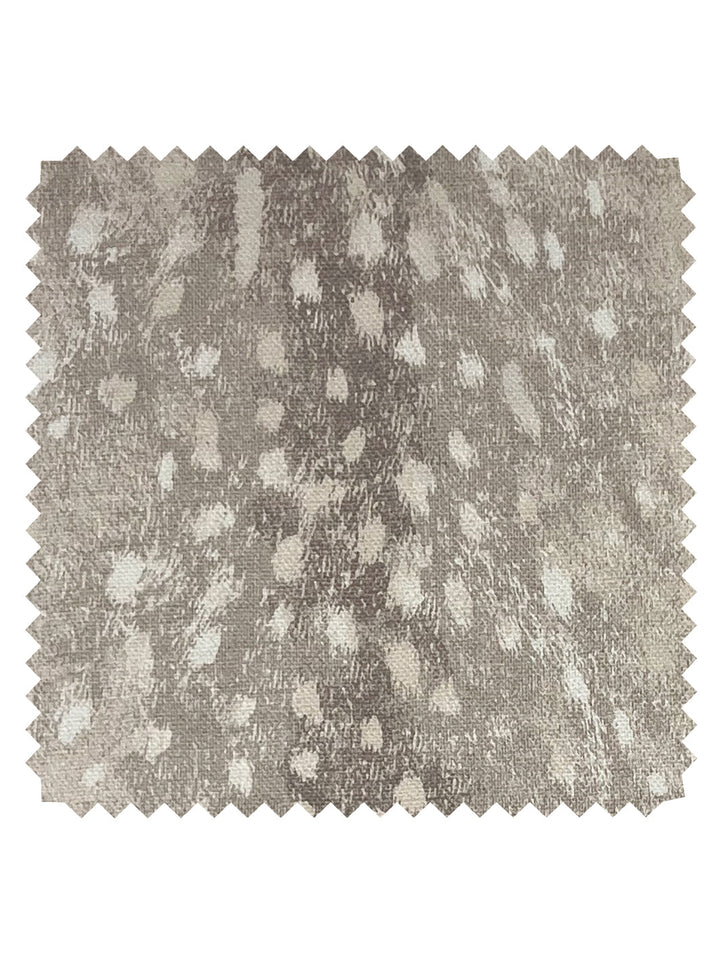 deer linen fabric by nathan turner neutral