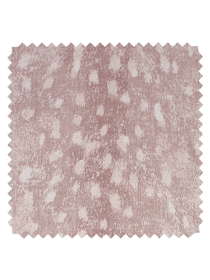 Deer' Linen Fabric by Nathan Turner - Pink