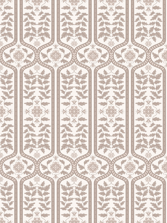 'Delilah' Wallpaper by Wallshoppe - Latte Sand