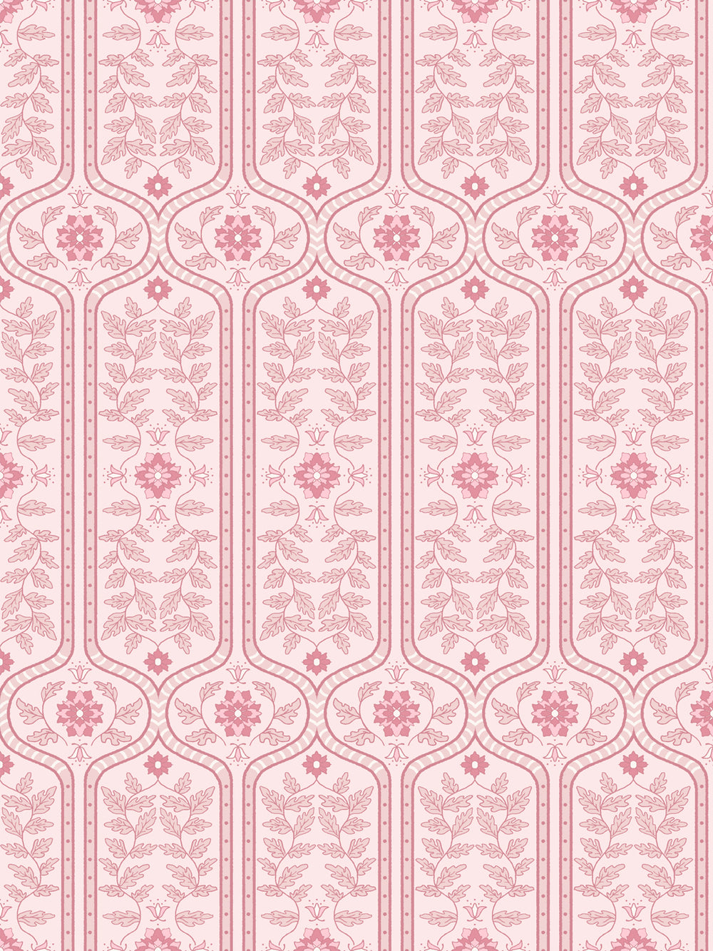'Delilah' Wallpaper by Wallshoppe - Soft Petal - Design