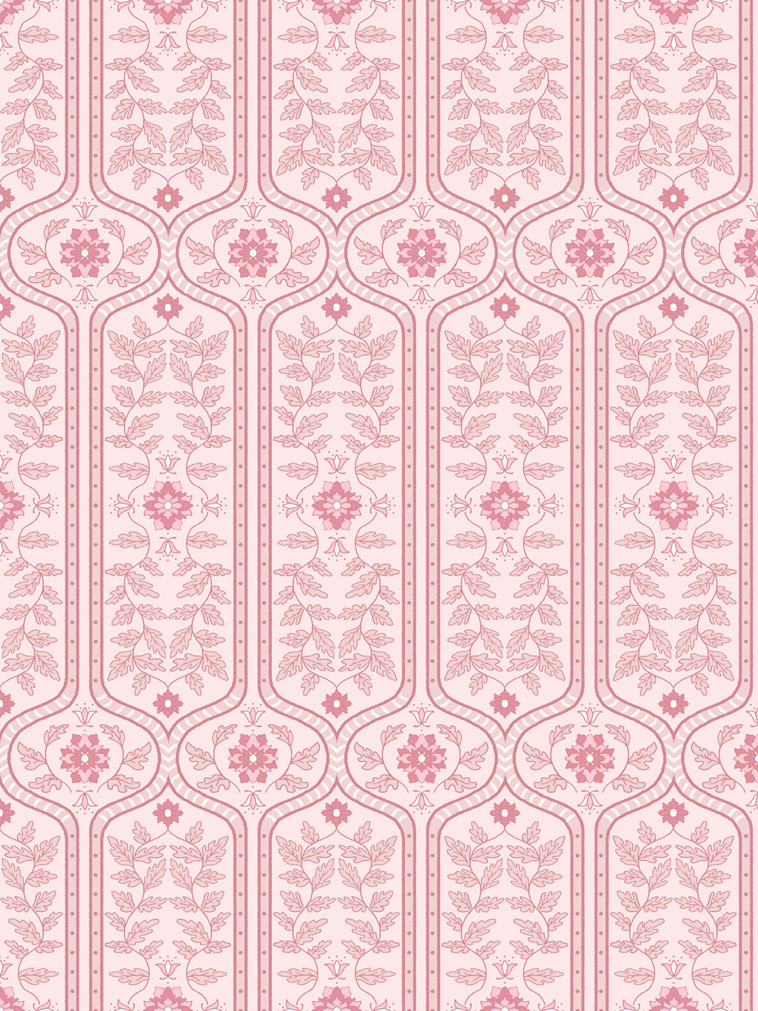 'Delilah' Wallpaper by Wallshoppe - Soft Petal - Design