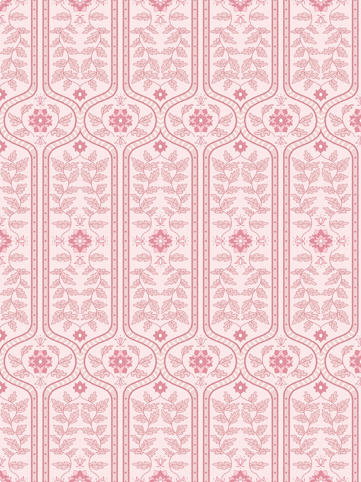 'Delilah' Wallpaper by Wallshoppe - Soft Petal - Design