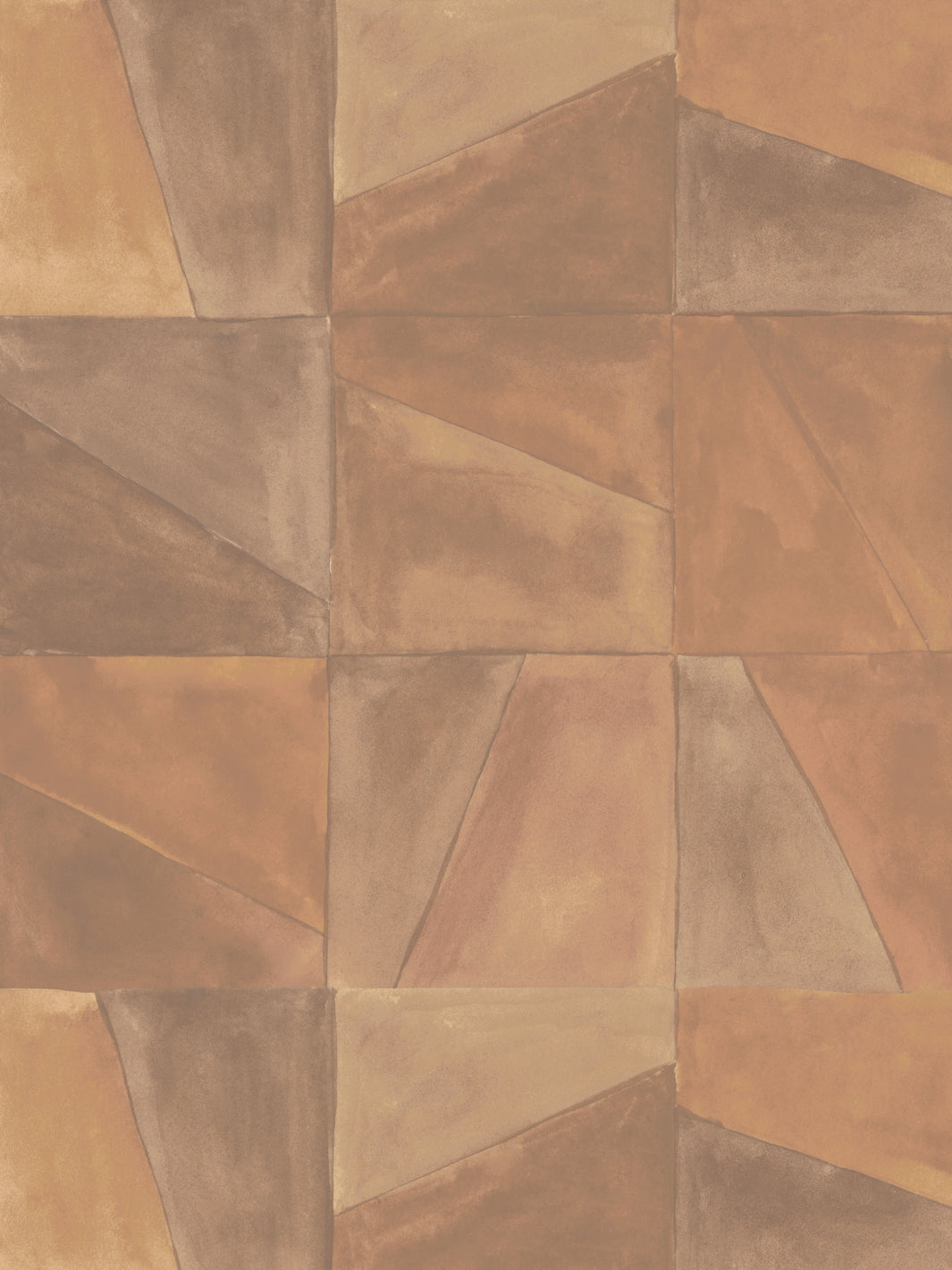 'Desert Clay' Wallpaper in Camel - Detail Close-Up