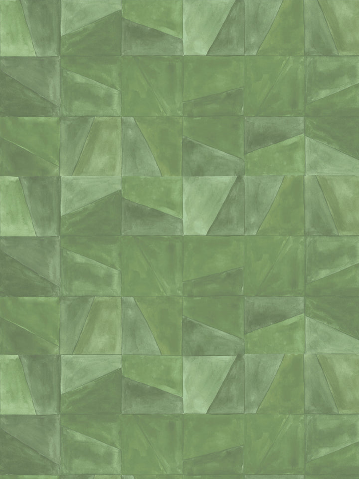 'Desert Clay' Wallpaper in Olive - Design Pattern