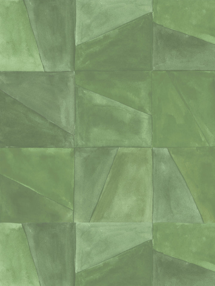 'Desert Clay' Wallpaper in Olive - Detail Close-Up