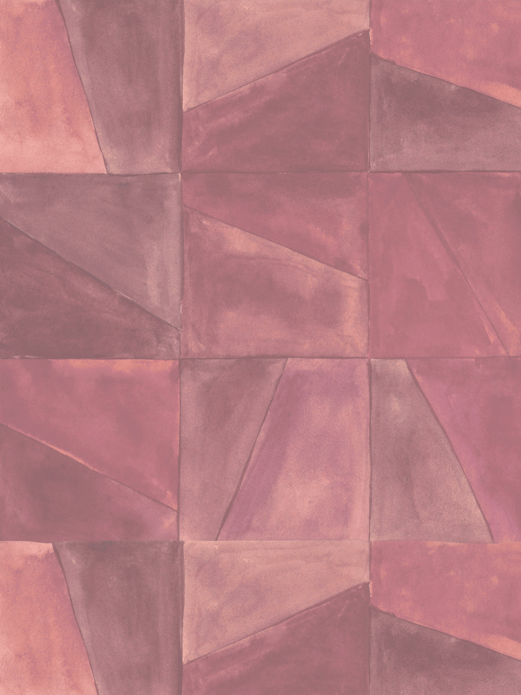 'Desert Clay' Wallpaper in Rose - Detail Close-Up