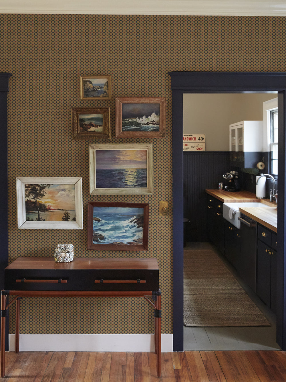 ditsy-flower-wallpaper-by-chris-benz-blue-red-on-brown