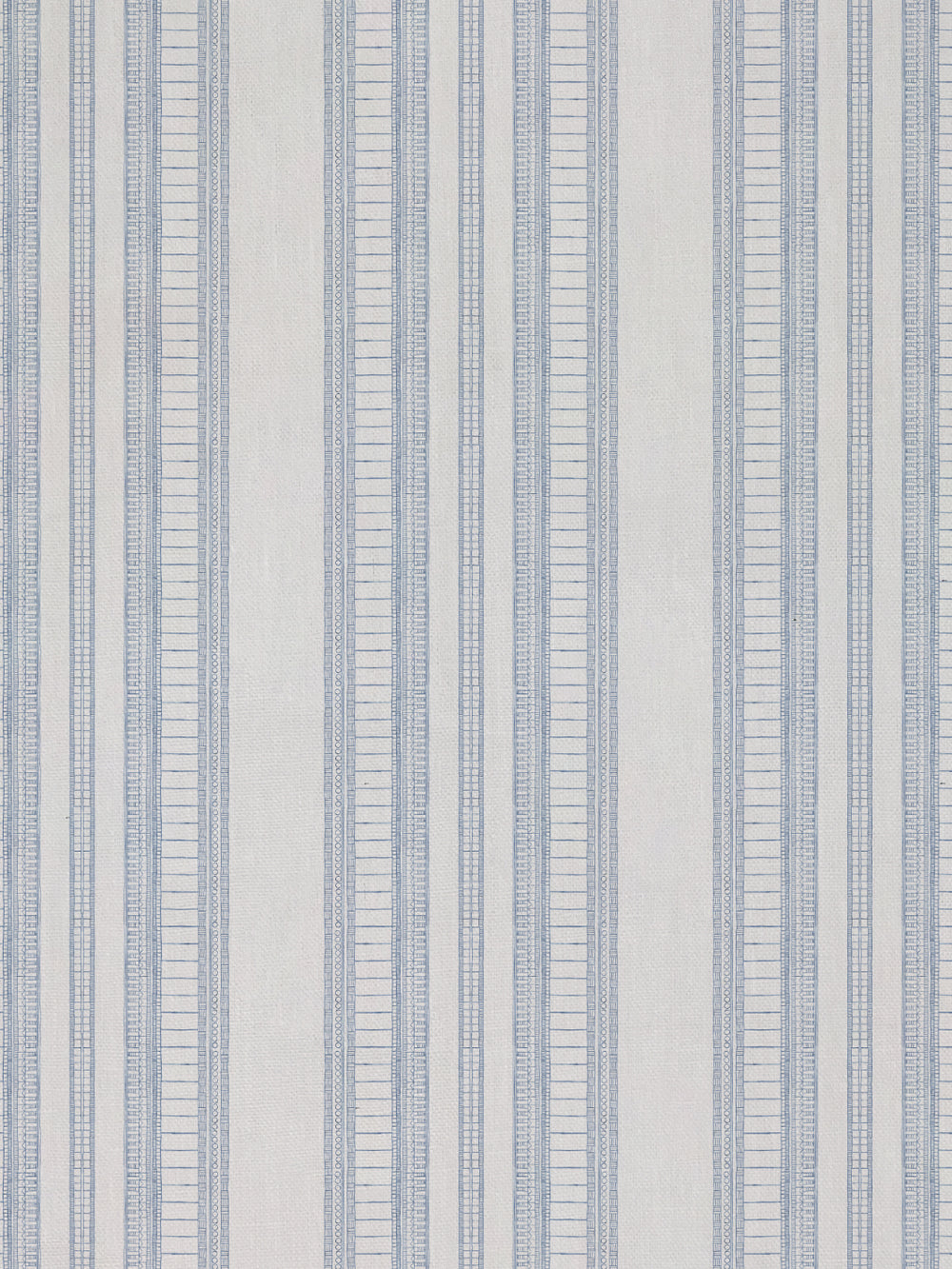 doodle stripe linen fabric by nathan turner blue