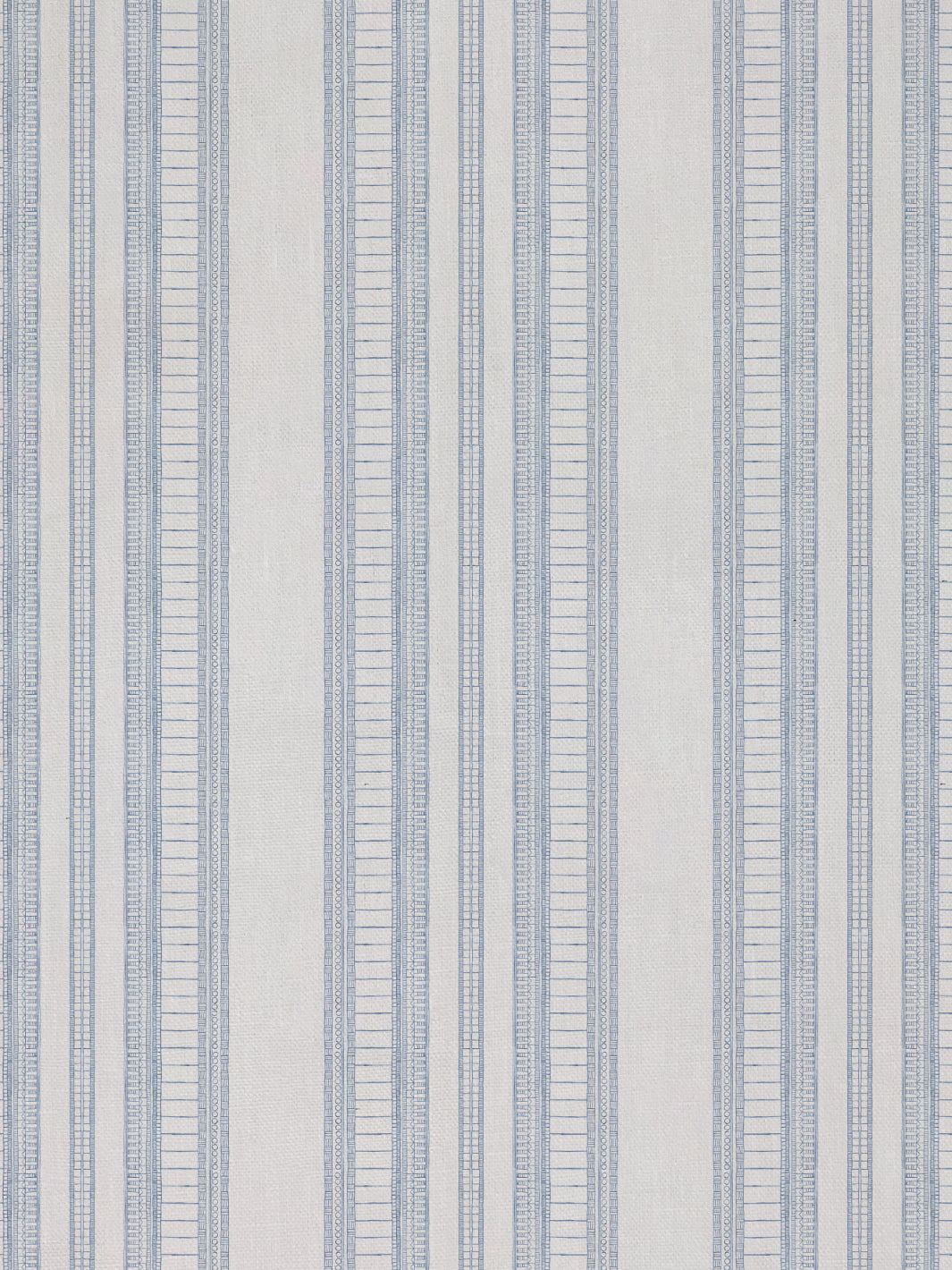 'Doodle Stripe' Linen Fabric by Nathan Turner - Blue