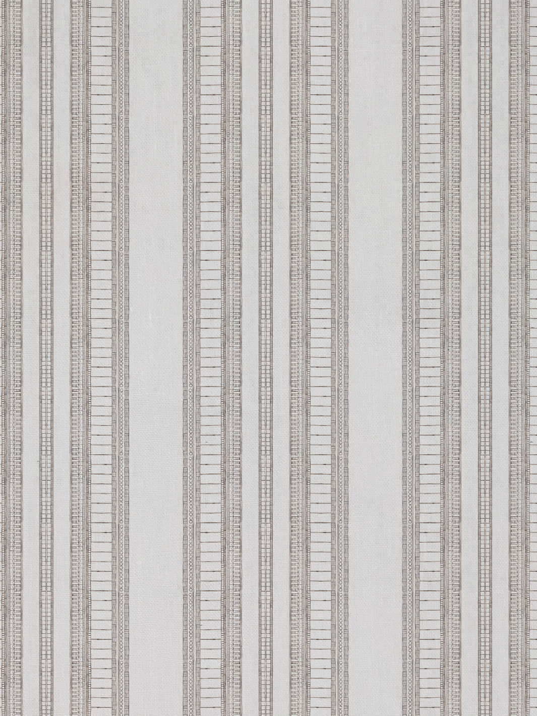 doodle stripe linen fabric by nathan turner brown