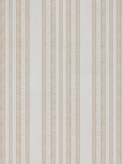 'Doodle Stripe' Linen Fabric by Nathan Turner - Gold