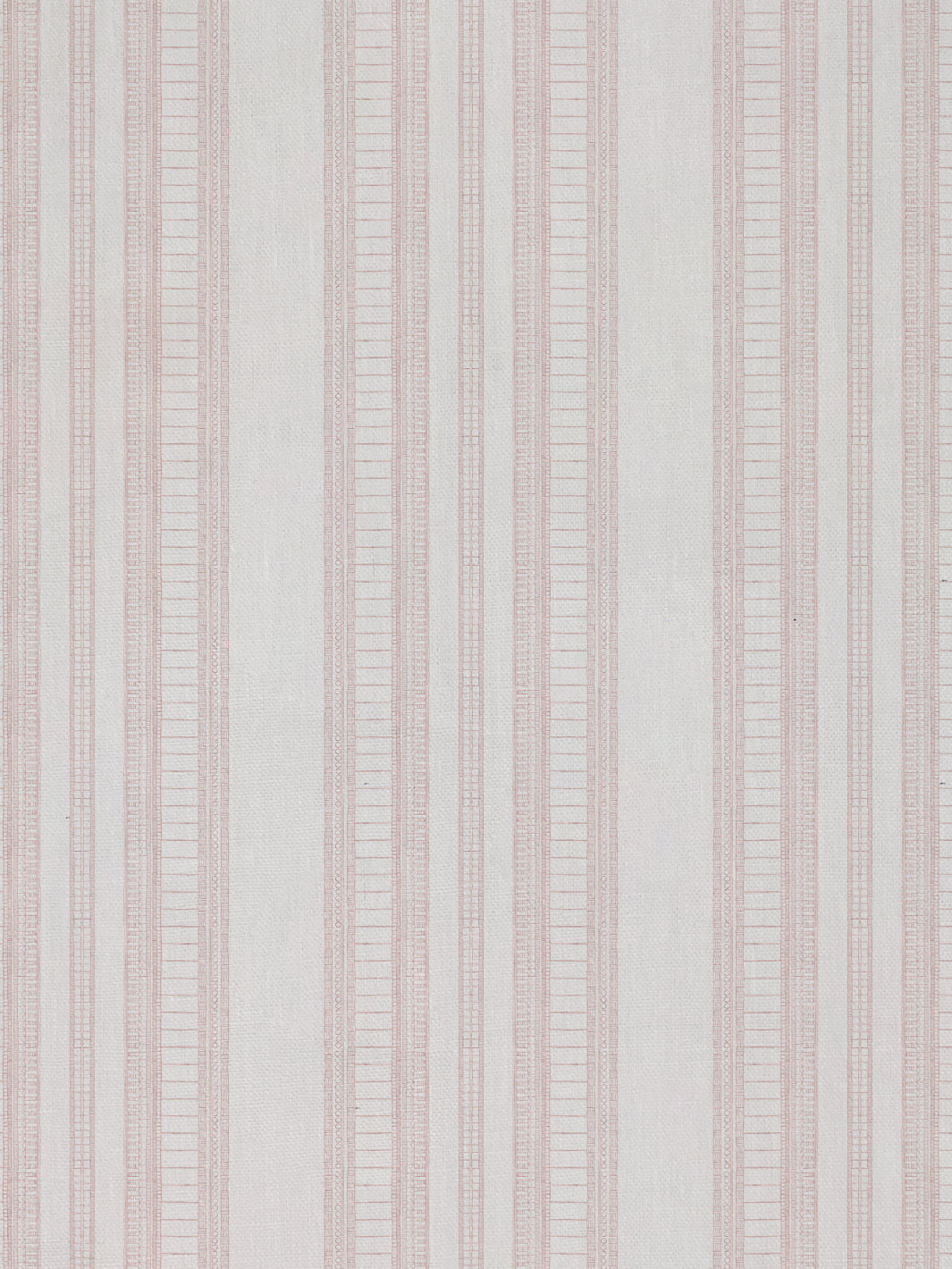 'Doodle Stripe' Linen Fabric by Nathan Turner - Pink