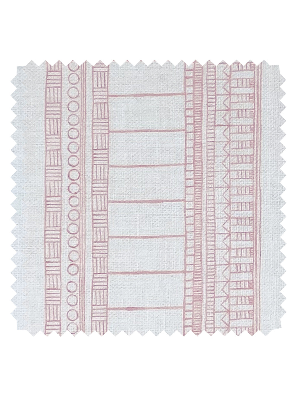 doodle stripe linen fabric by nathan turner pink