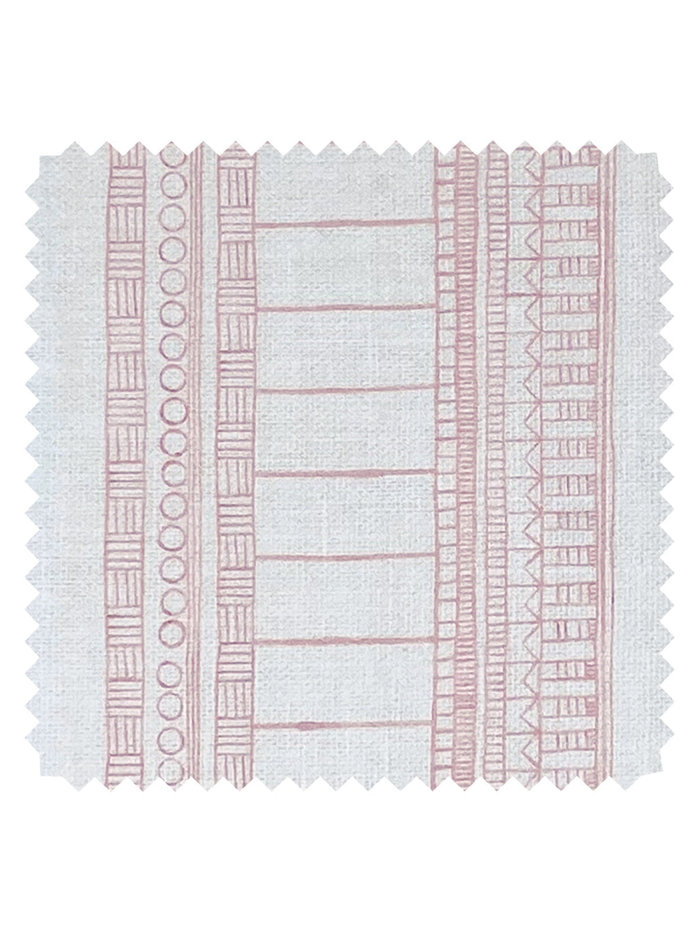 doodle stripe linen fabric by nathan turner pink