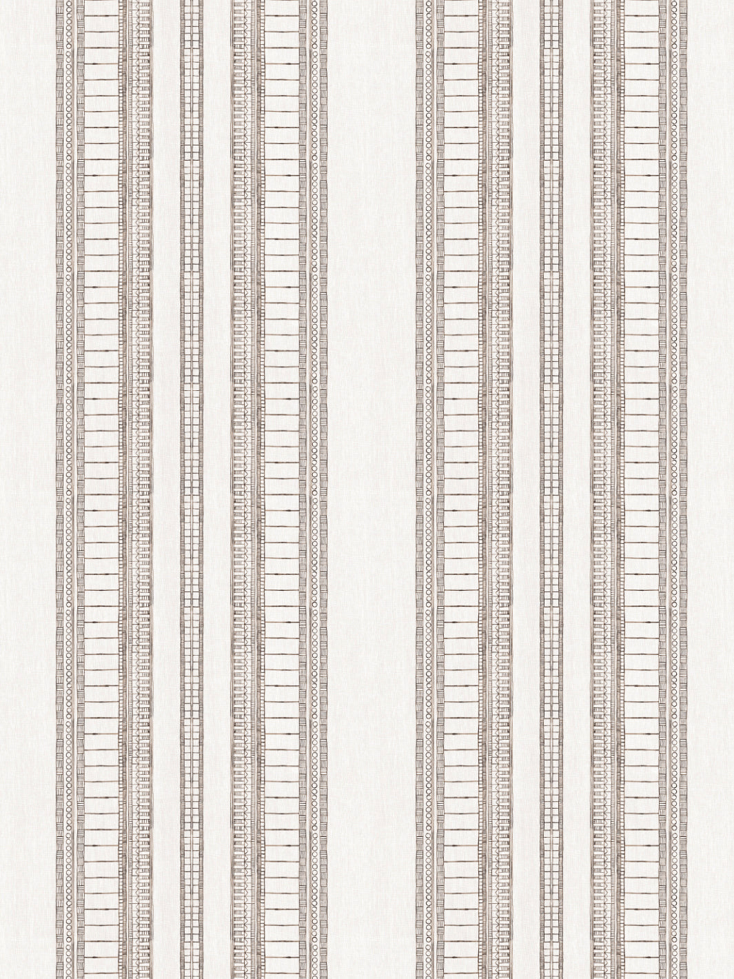 'Doodle Stripe' Wallpaper by Nathan Turner - Brown