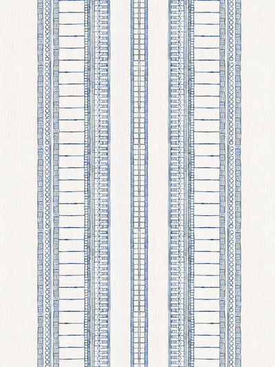 doodle stripe wallpaper by nathan turner dark blue