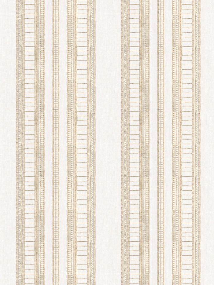 'Doodle Stripe' Wallpaper by Nathan Turner - Gold