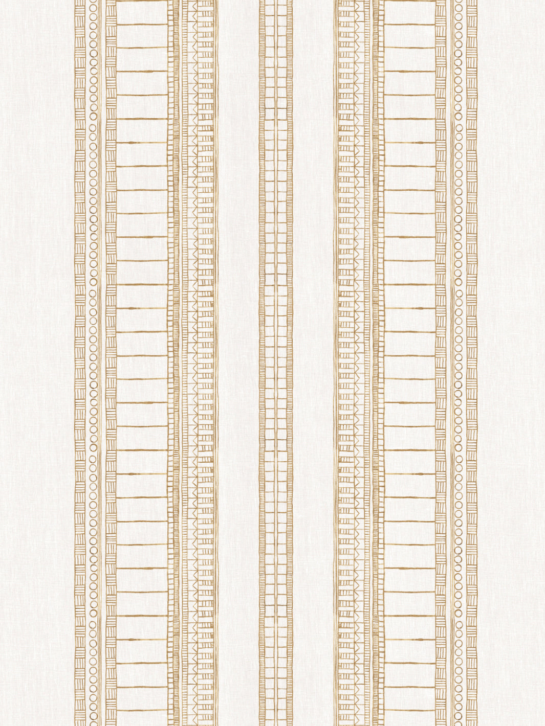 'Doodle Stripe' Wallpaper by Nathan Turner - Gold