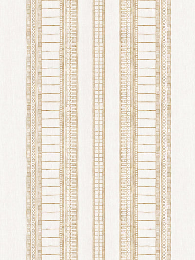 'Doodle Stripe' Wallpaper by Nathan Turner - Gold