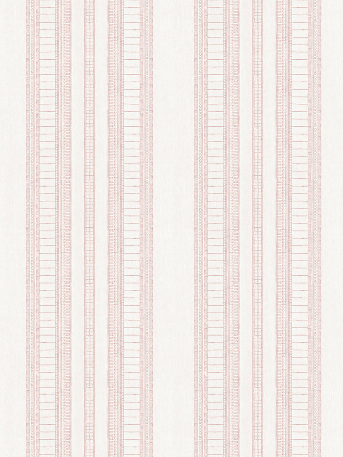 'Doodle Stripe' Wallpaper by Nathan Turner - Pink