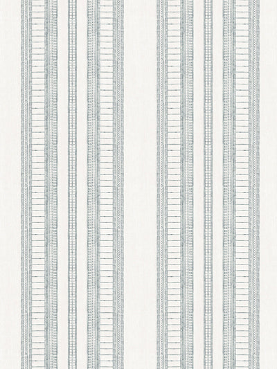'Doodle Stripe' Wallpaper by Nathan Turner - Sage