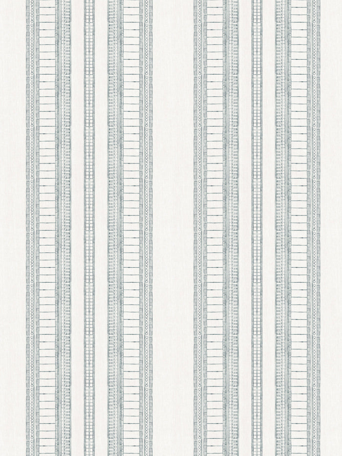 'Doodle Stripe' Wallpaper by Nathan Turner - Sage