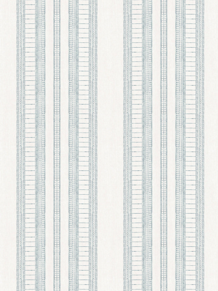 'Doodle Stripe' Wallpaper by Nathan Turner - Seafoam