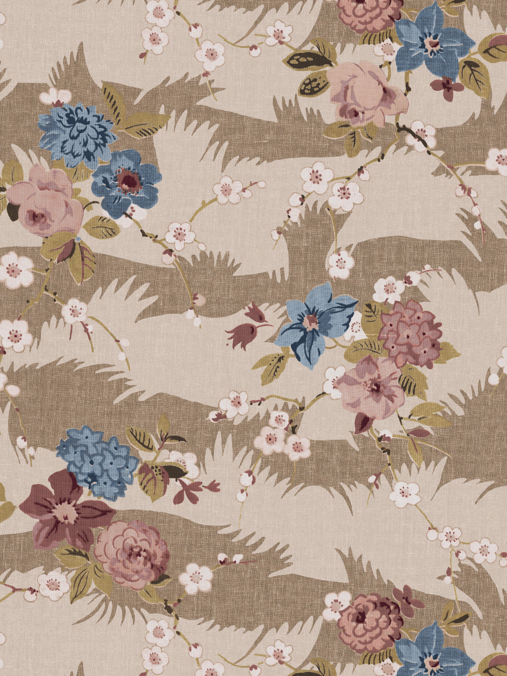 dora-chintz-wallpaper-by-nathan-turner-taupe-mustard