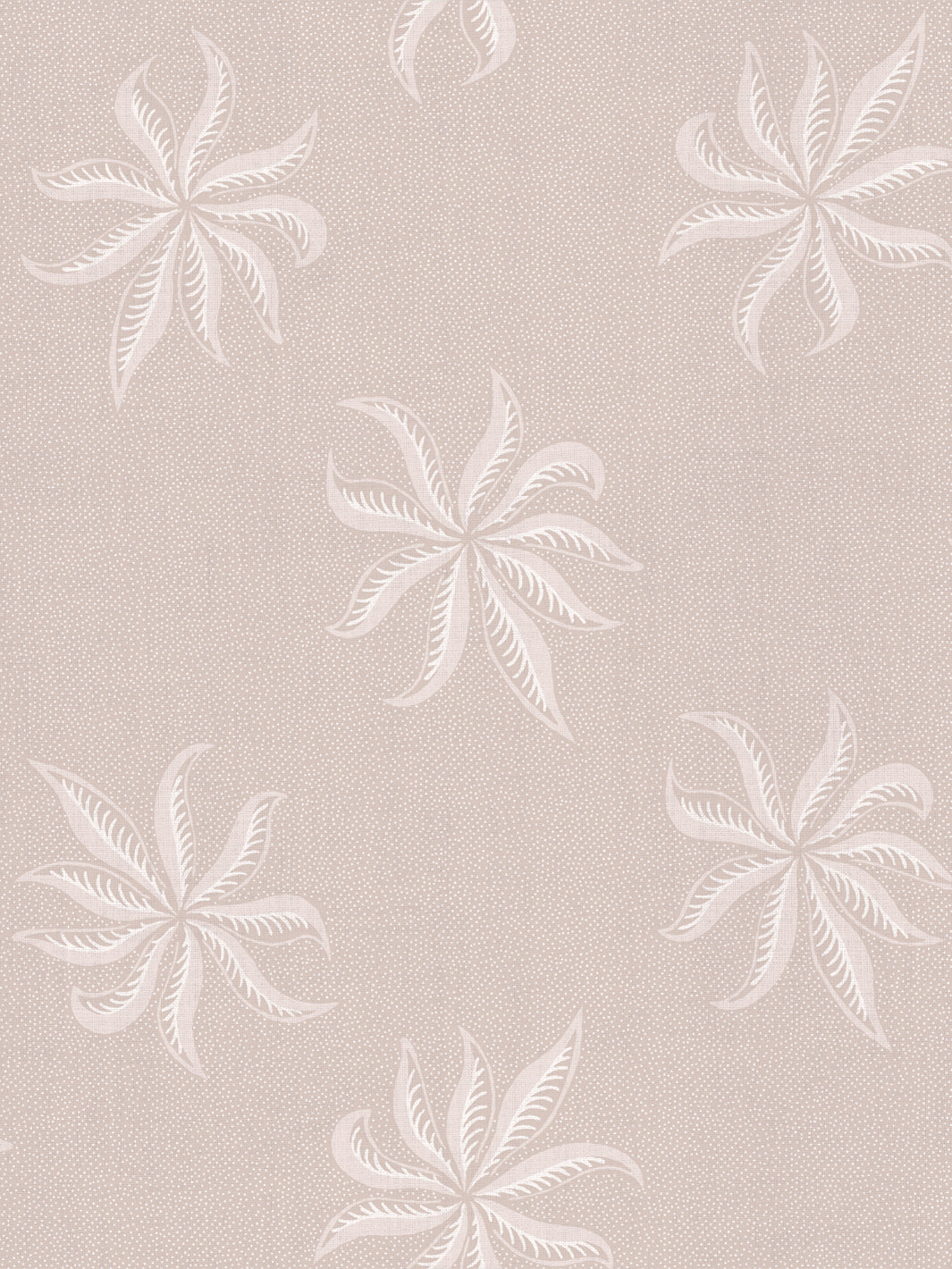 'Dot Frisée' Linen Fabric by Clare V. - Dove Cream