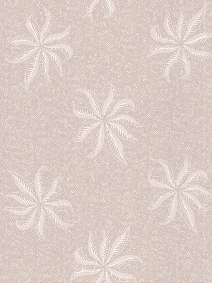 'Dot Frisée' Linen Fabric by Clare V. - Dove Cream