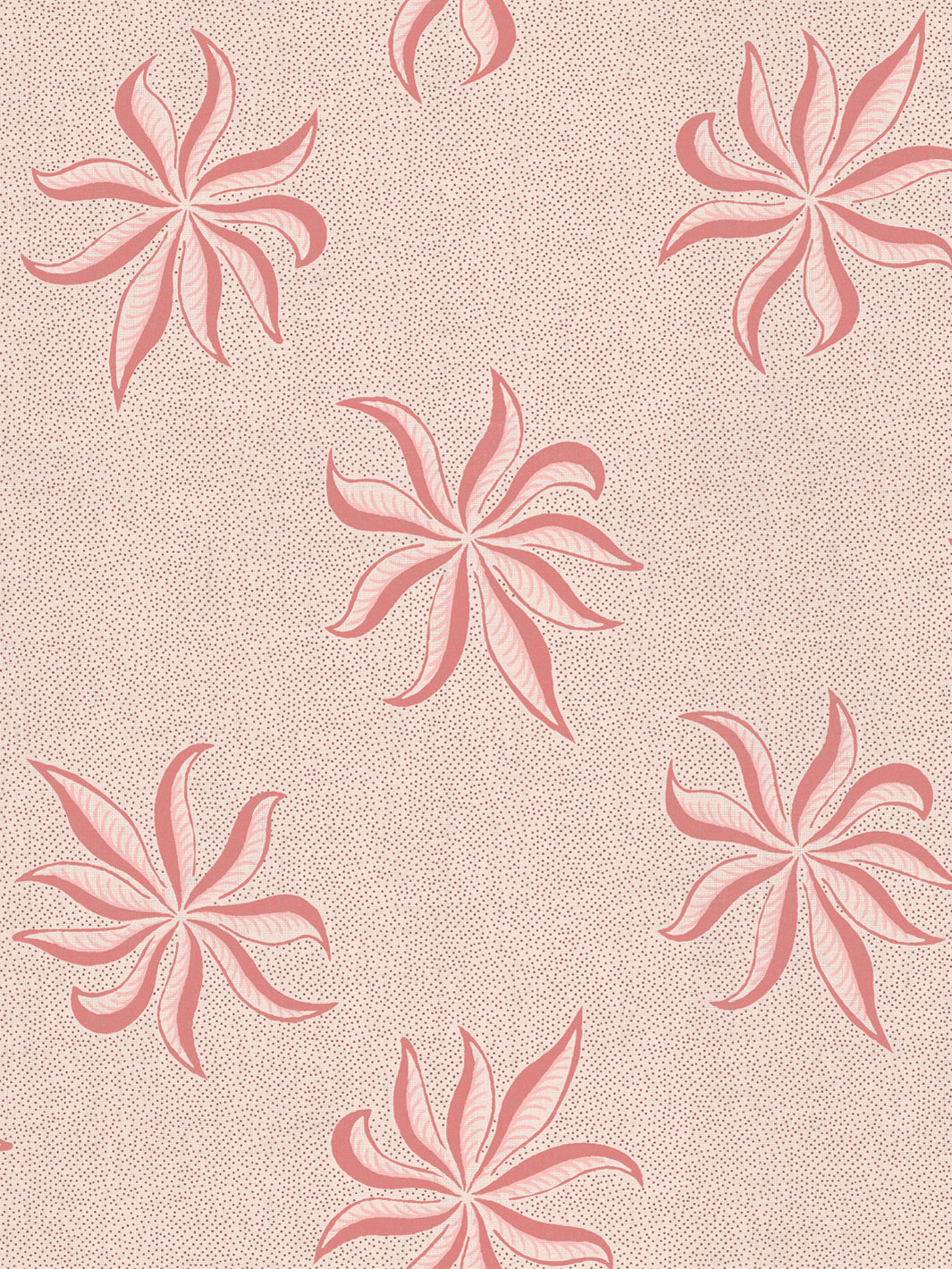 'Dot Frisée' Linen Fabric by Clare V. - Petal Pink