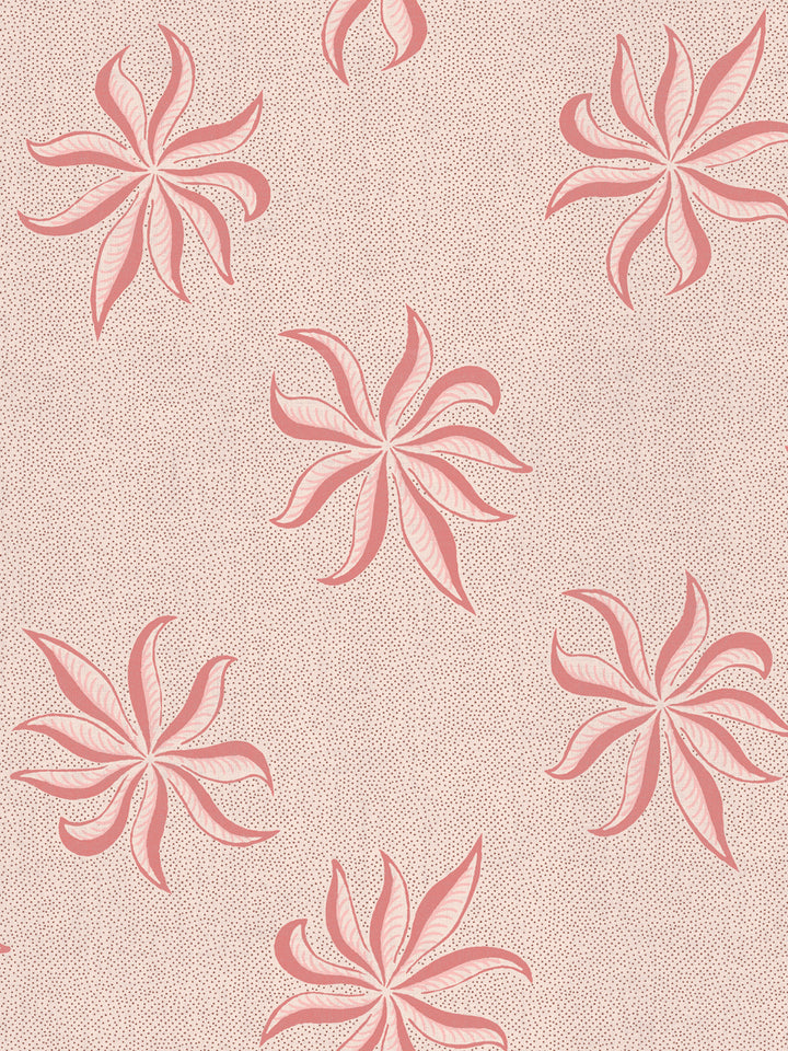 'Dot Frisée' Linen Fabric by Clare V. - Petal Pink